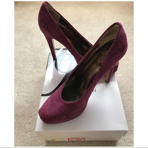 Nine West Purple Suede Pumps